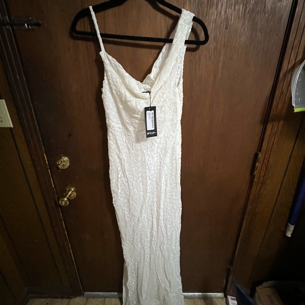 white maxi dress